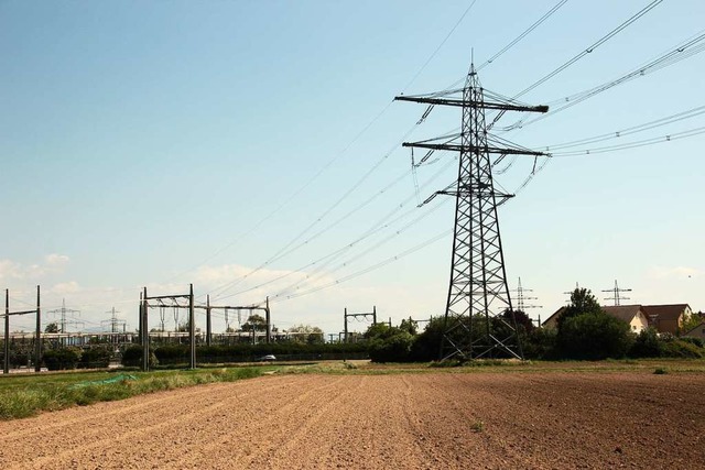 Das Umspannwerk in Eichstetten: Der Ma...erer Zukunft ein Baugebiet entwickeln.  | Foto: Mario Schneberg