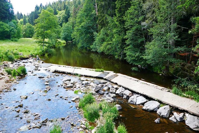 Seit 1886 besitzt  Franz Frey das Wass...Wasser ber einen Triebkanal erlaubt.   | Foto: Martin Wunderle