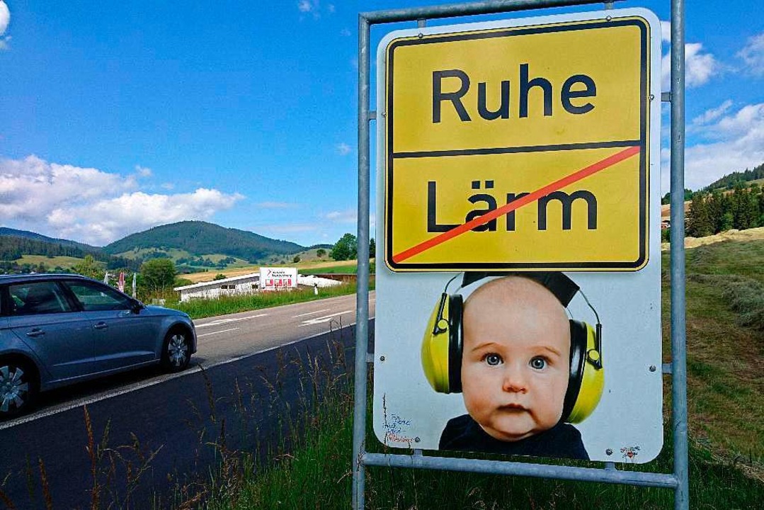 Mit Schildern versucht man im  Landkre...Verkehrsteilnehmer zu sensibilisieren.  | Foto: Sebastian Barthme