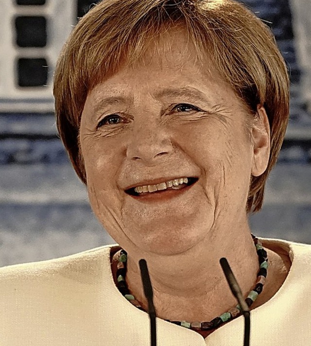 Ohne Maske: Angela Merkel  | Foto: KAY NIETFELD (AFP)