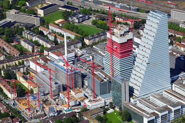 Die Roche-Baustelle in Basel  | Foto: Erich Meyer