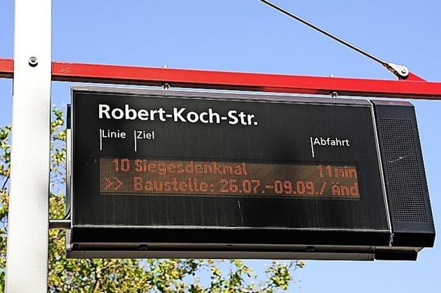 Digitalanzeige fr Busse in Zell