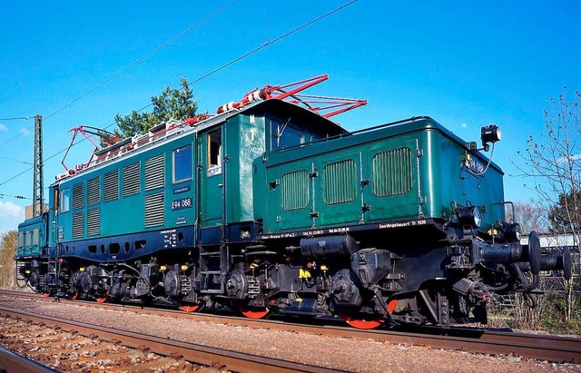 Diese Elektrolok mit dem Spitznamen Kr...bald wieder durch den Hochschwarzwald.  | Foto: Hendrik Bloem