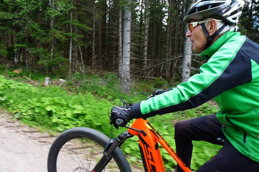 Mit dem 82jährigen Thoma per EBike in die Vergangenheit Mountainbike Badische Zeitung
