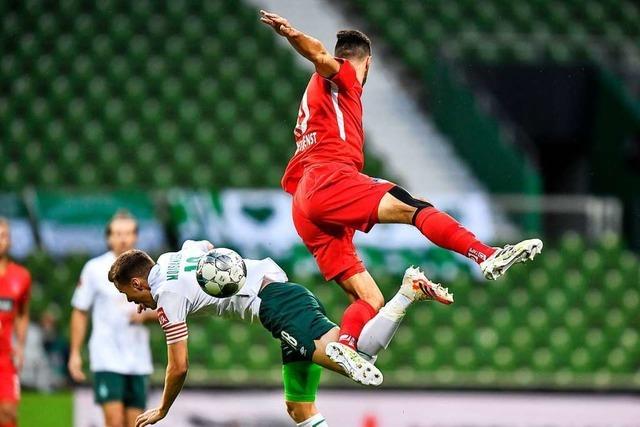 Das Zittern geht weiter: Werder schafft im Hinspiel nur ein 0:0