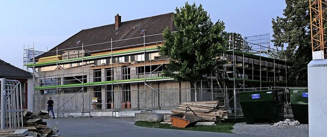 Kommt voran: An- und Umbau der Schule in  Wettelbrunn   | Foto: Hans-Peter Mller