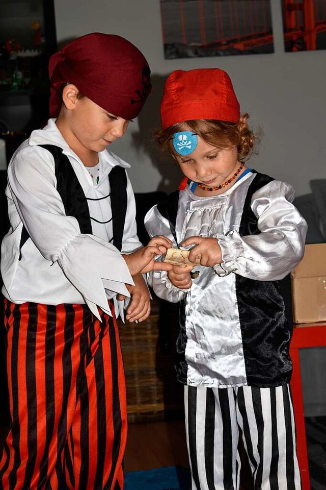 Kleine Piraten auf Schatzsuche  | Foto: Leony Stabla