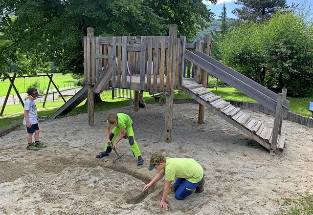 Der Spielplatz von Schlchtenhaus soll...uch fr  U3-Kinde  ein Angebot machen.  | Foto: Almut Steyer