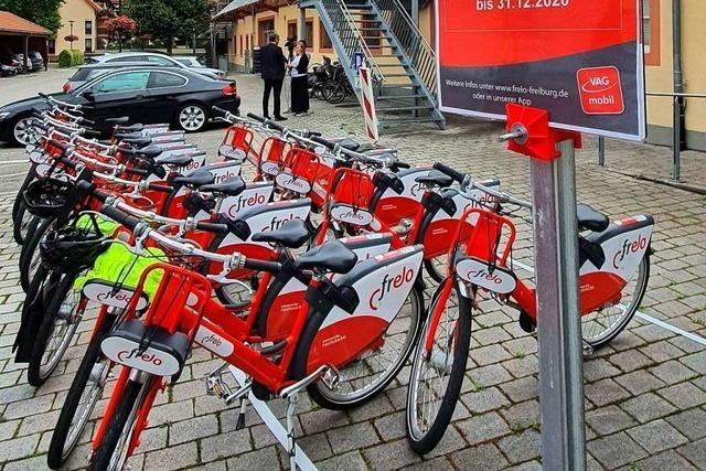 In Umkirch steht die erste Frelo-Station auerhalb der Stadt Freiburg