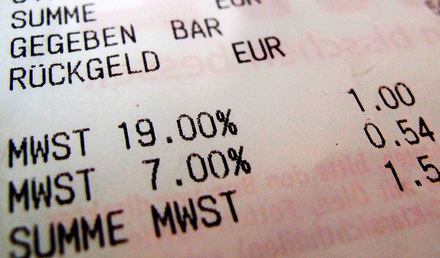 Zur Senkung der Mehrwertsteuer gibt es...eller Weltladen eine besondere Aktion.  | Foto: Oliver Berg (dpa)