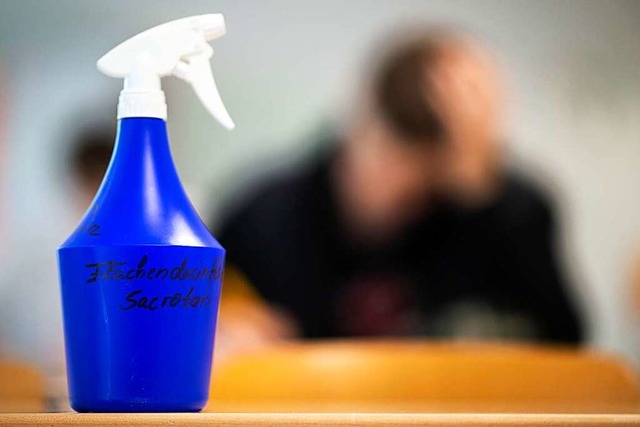 Desinfektionsspray &#8211; ein Boom-Produkt 2020.  | Foto: Jonas Gttler (dpa)