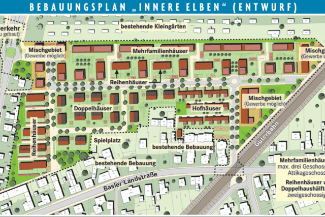 Ein kleines Dorf ergnzt St. Georgen