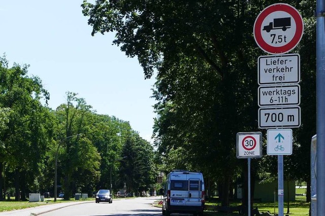 Auch in der Josef-Bueb-Strae gilt Tem...digkeitsmessung im Mai verdeutlichte.   | Foto: Agnes Pohrt