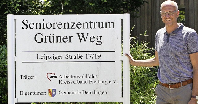 Raphael Kirchherr ist seit einigen Woc...orenzentrum Grner Weg in Denzlingen.   | Foto: Daniel Hengst