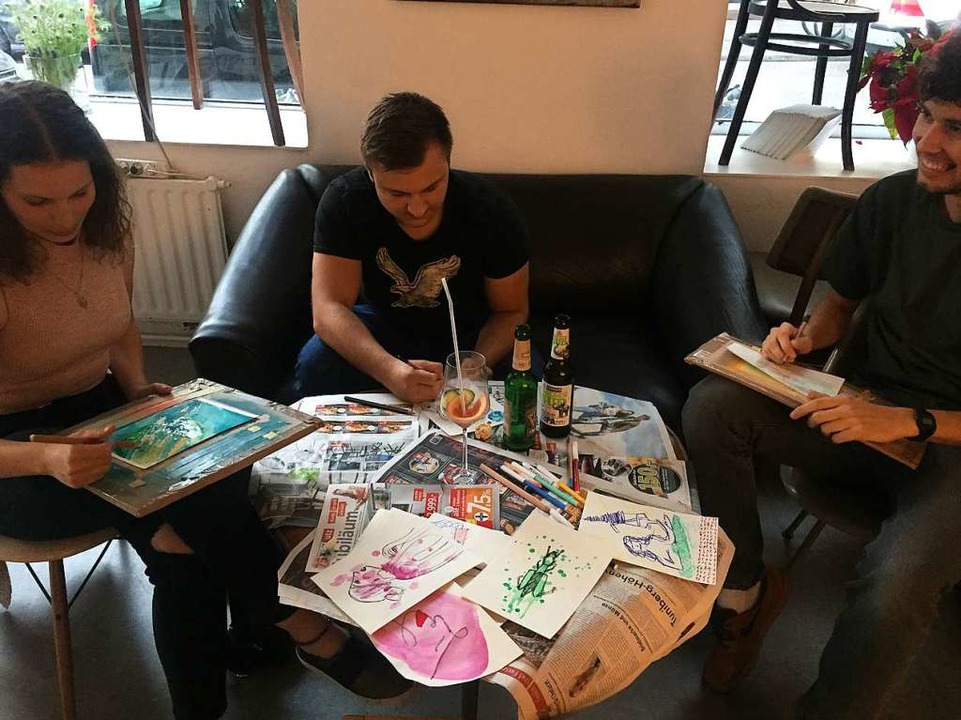 Malen fr den guten Zweck im Artjamming  | Foto: Jennifer Fuchs