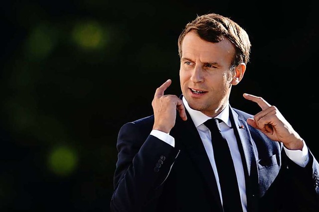 Am 14. Juli will Macron eine Grundsatzrede halten  | Foto: KAY NIETFELD (AFP)