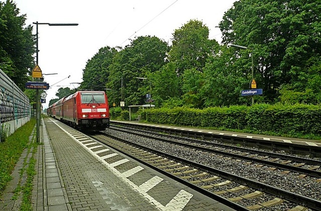 Der Bahnsteig in Gundelfingen  | Foto: Nina Herrmann
