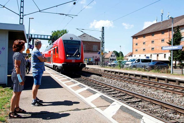 Der Bahnhof in Friesenheim  | Foto: Heidi Fel