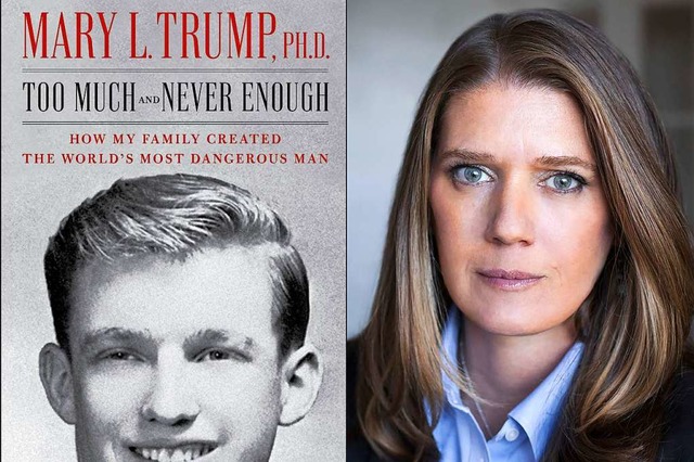 Das Enthllungsbuch und die Autorin Mary L. Trump (r.)  | Foto: Uncredited (dpa)