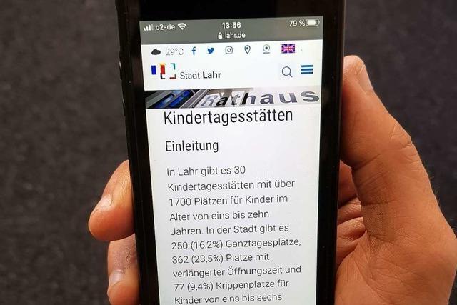 Fr stdtische Kindertagessttten in Lahr ist eine Smartphone-App geplant