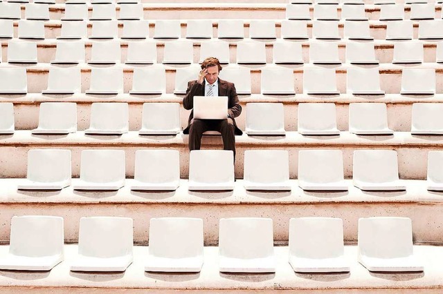 Auf einmal allein im Auditorium: So f...en in diesem Semester an (Symbolbild).  | Foto: moodboard  (stock.adobe.com)