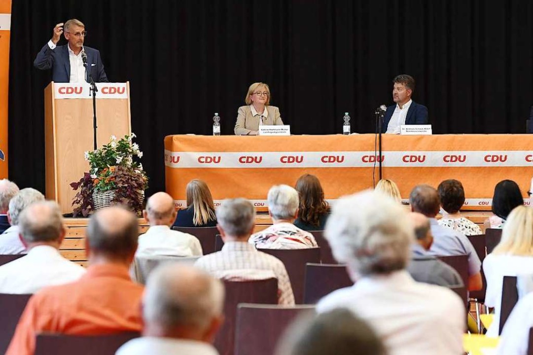 Impressionen aus der Nominierungsversa... Wahlkreis Lörrach-Müllheim in Auggen.  | Foto: Michael Kienzler