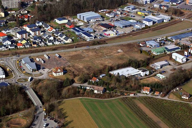 Das leere alte Dampfsgeareal wird seh...vorerst ohne ein McDonalds-Restaurant.  | Foto: Erich Meyer