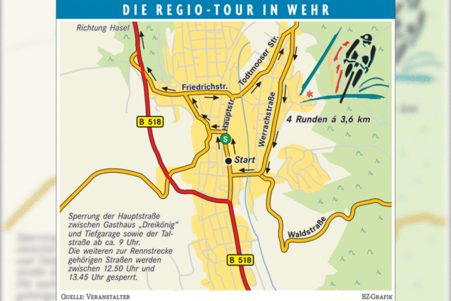 Autos weichen Regio-Tour