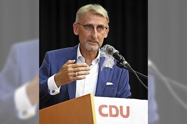 CDU krt Armin Schuster mit 98 Prozent zum Bundestagskandidaten