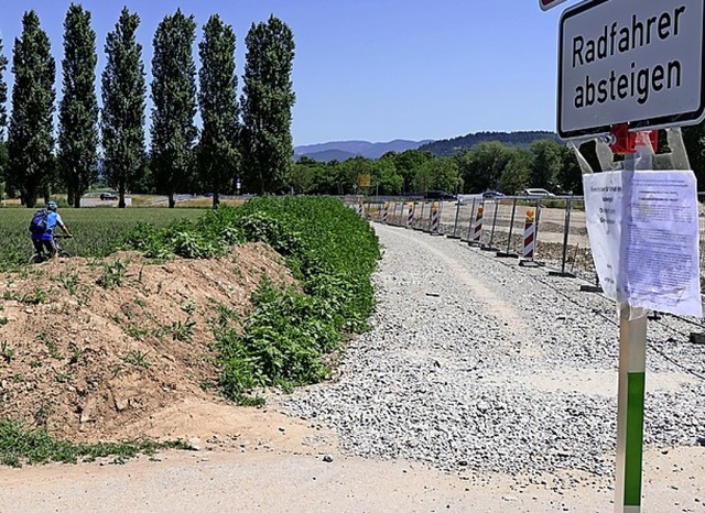 Radwege sorgen fr Diskussionen  | Foto: Hans-Peter Mller