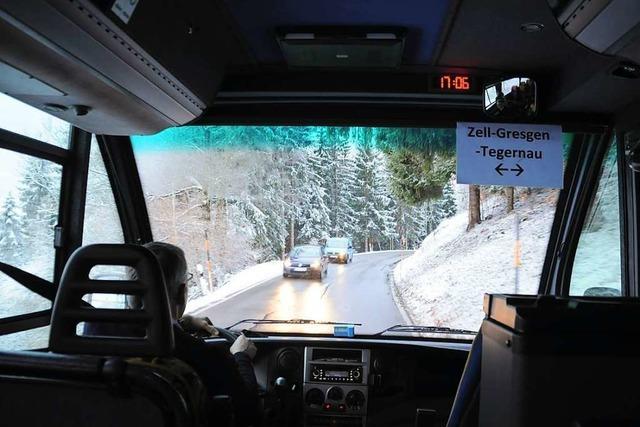 Die Buslinie 9002 von Schopfheim nach Gersbach bewhrt sich