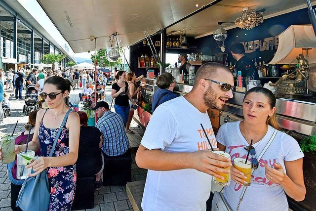 Street-Food-Market vor einem Jahr auf ... wird er anders ablaufen (Archivbild).  | Foto: Michael Bamberger