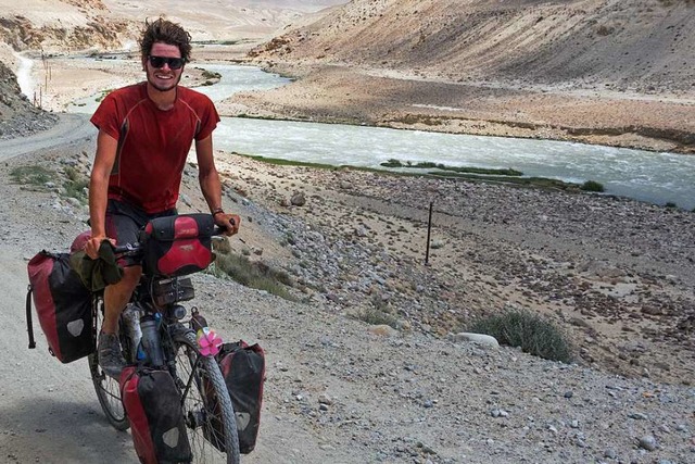 Anselm Nathanael Pahnke fuhr 414 Tage  allein mit dem Fahrrad durch Afrika.  | Foto: Anselm Nathanael Pahnke