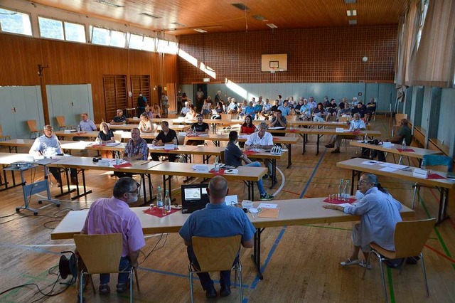 Die Zukunft der Scheffelhalle interess... Sitzung des Ortschaftsrates gekommen.  | Foto: Horatio Gollin