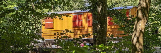 Der Kindergarten liegt idyllisch im Hugstetter Wald.  | Foto: Hubert Gemmert