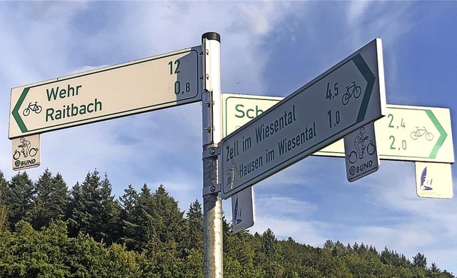 Nach Wehr und Raitbach geht&#8217;s li...ch. Die Route soll beschildert werden.  | Foto: Nicolai Kapitz