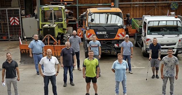 Oberbrgermeister Roman Gtzmann begr...ian Ruth, Ren Mller, Christian Ruth.  | Foto: Stadt Waldkirch