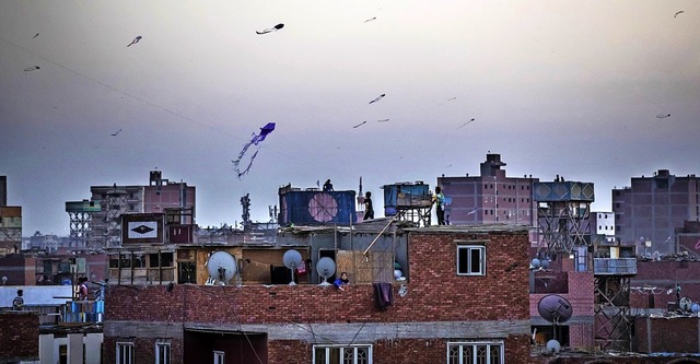 Gewann an Zulauf durch die Pandemie: Das Drachensteigen  | Foto: KHALED DESOUKI