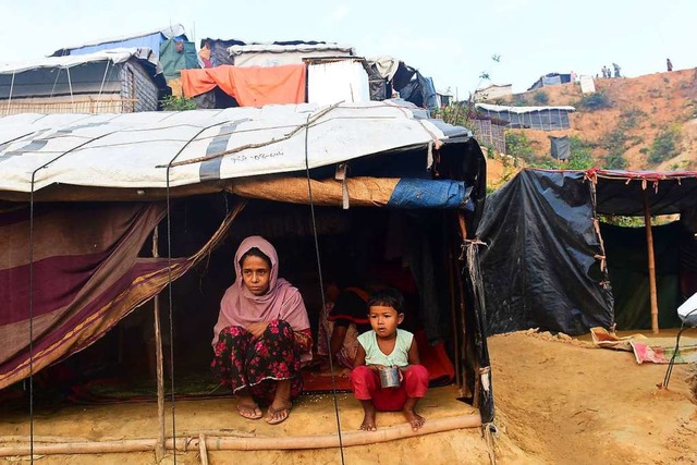 ber 700000 Rohingya flohen aus Myanma... im weltweit grten Flchtlingslager.  | Foto: MUNIR UZ ZAMAN