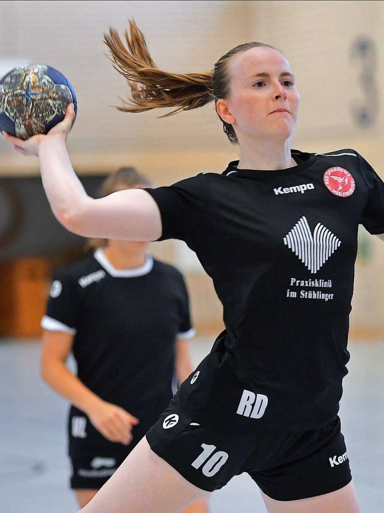 Wichtige Leistungstrgerin im Team: Spielmacherin Rebecca Drr