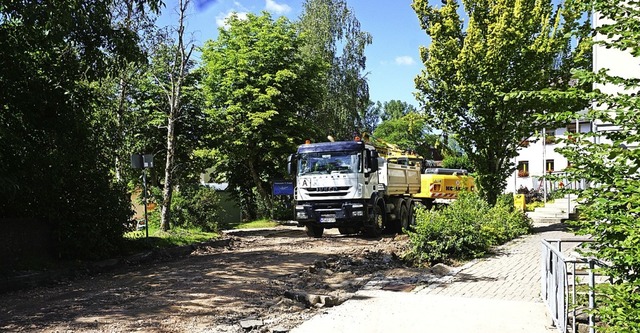 Letzter Bauabschnitt: Saniert wird der...haus hlingen bis zur Schlchtbrcke.   | Foto: suedkurier