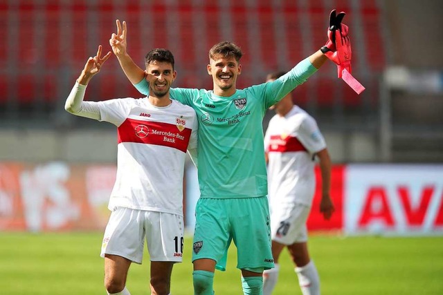 Der VfB Stuttgart hat KfW-Kredite  beantragt.  | Foto: Daniel Karmann (dpa)