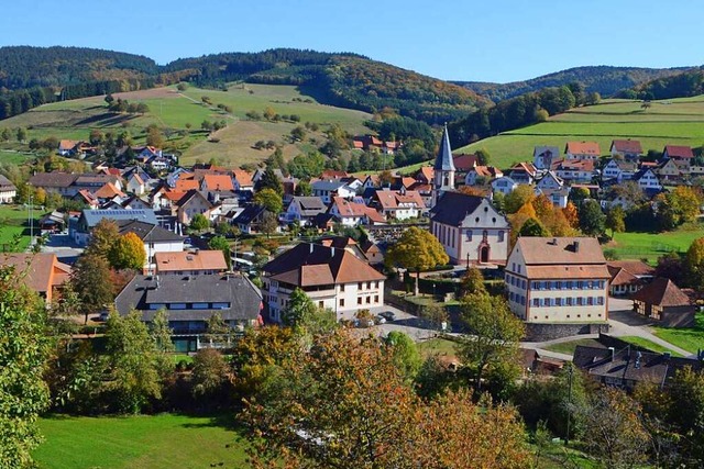 Blick auf Schweighausen, einen der drei Ortsteile der Gemeinde Schuttertal  | Foto: Wilhelm Billharz 