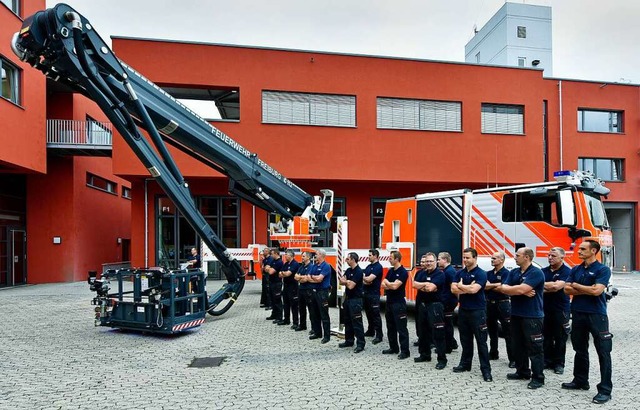 Mehr als eine Million Euro hat der Neu...ark der Freiburger Feuerwehr gekostet.  | Foto: Michael Bamberger