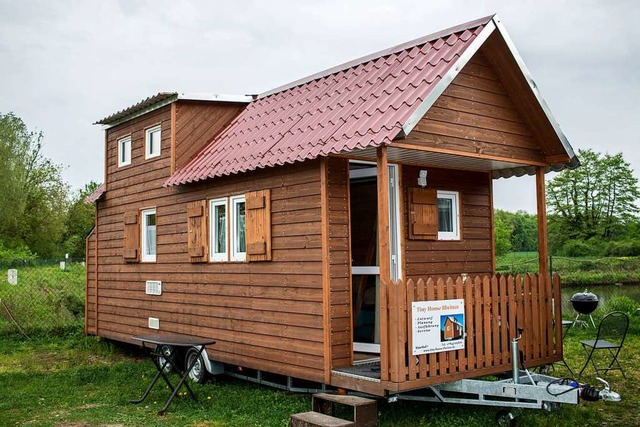 Ein Tiny House wie dieses gibt es in d...chtliche Mglichkeit dafr geschaffen.  | Foto: Charlotte Janz