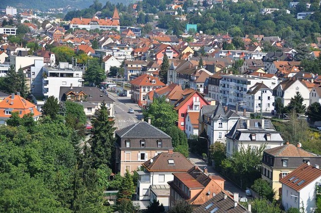 Entlang der Basler Strae, hier der Bl...nhof, soll Stetten umgestaltet werden.  | Foto: Daniel Gramespacher