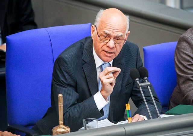 Norbert Lammert war zwlf Jahre lang Prsident des Bundestages.  | Foto: Michael Kappeler