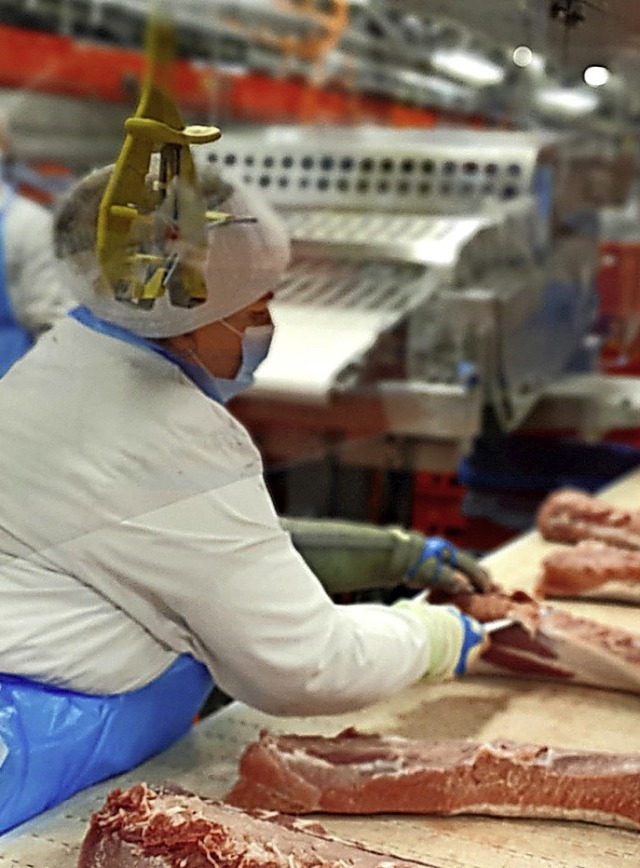 Fleischproduktion in Tnnies-Werk  | Foto: Tnnies (dpa)