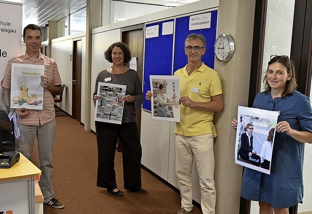 Andrej Hog, Antje Kittelberger, Andrea... bei der Prsentation des Programmes.   | Foto: Benedikt Sommer