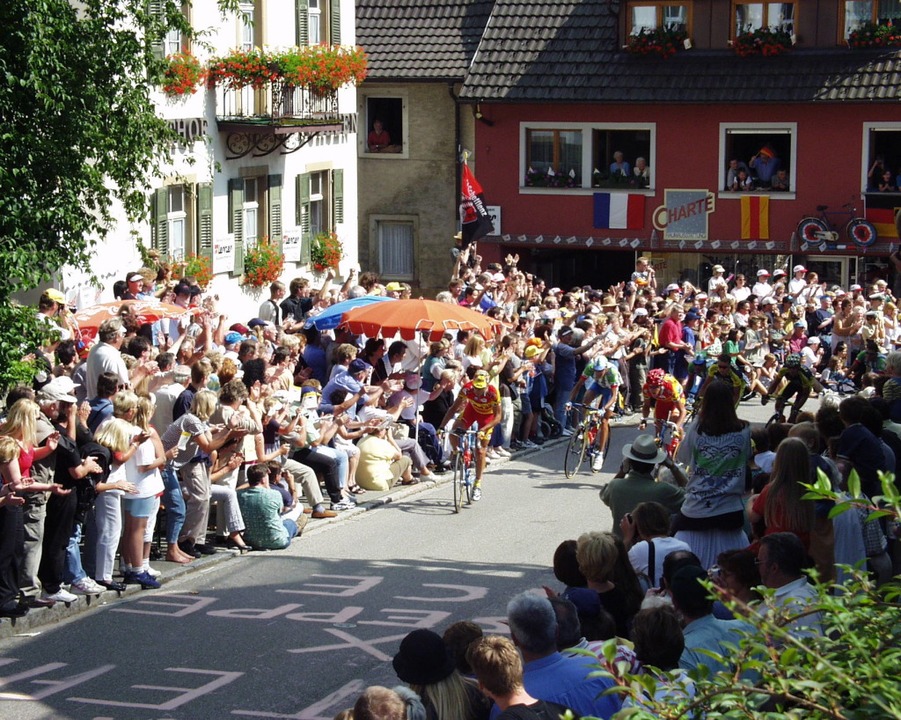 Die Tour de France in Kandern  | Foto: Hannes Lauber
